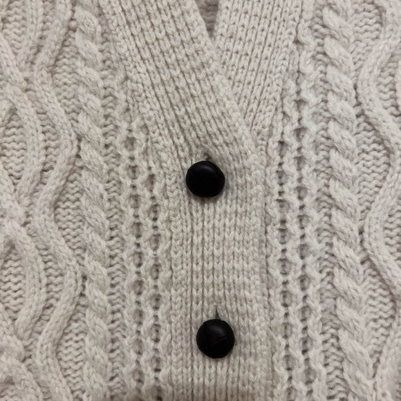 Re/Done Cream 90's Cardigan XS - Picture 5 of 10